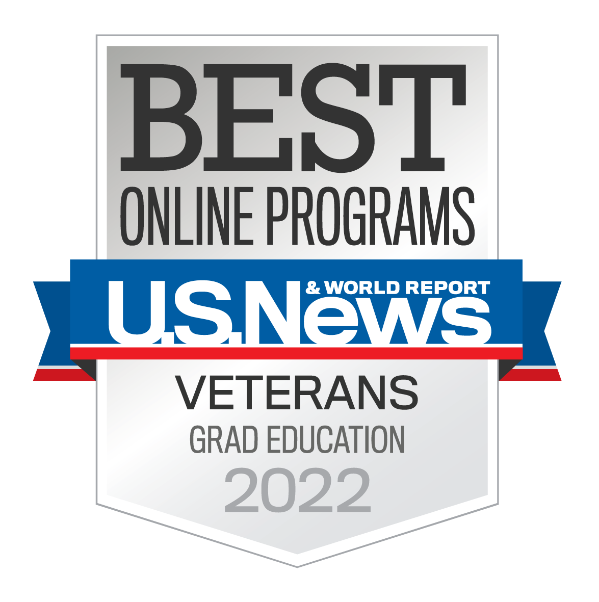 Badge Online Programs Veterans Grad Education 2022