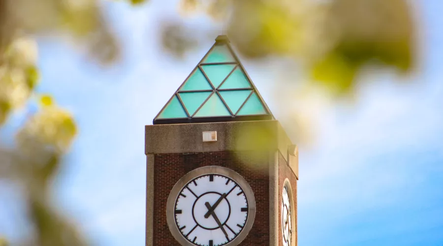 Clock Tower in the spring